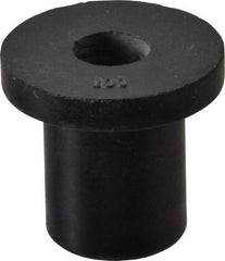 RivetKing - 3/8-16, 1-1/4" Diam x 0.187" Thick Flange, Rubber Insulated Rivet Nut - Neoprene, 3/4" Body Diam, 1-1/16" OAL - Americas Industrial Supply