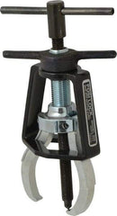 Posi Lock Puller - Steel 2-Jaw Miniature Bearing Puller - 2-1/4" Reach, For Bearings, Gears & Pulleys - Americas Industrial Supply