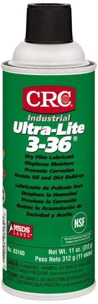CRC - 16 oz Aerosol Dry Film Lubricant - Amber, -40°F to 300°F, Food Grade - Americas Industrial Supply
