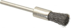 Osborn - 5/16" Brush Diam, End Brush - 1/8" Diam Shank, 25,000 Max RPM - Americas Industrial Supply