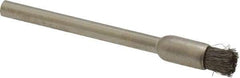 Osborn - 3/16" Brush Diam, End Brush - 1/8" Diam Shank, 25,000 Max RPM - Americas Industrial Supply