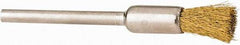 Osborn - 1/4" Brush Diam, End Brush - 1/8" Diam Shank, 25,000 Max RPM - Americas Industrial Supply