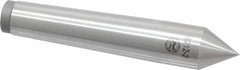 Value Collection - 0.71" Head Diam, Steel Standard Point Solid Dead Center - 2MT Morse Taper, 0.71" Point Diam, 3-15/16" OAL - Americas Industrial Supply