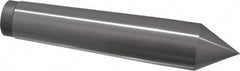 Value Collection - 1.24" Head Diam, Steel Standard Point Solid Dead Center - 4MT Morse Taper, 1.24" Point Diam, 6-5/16" OAL - Americas Industrial Supply