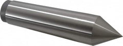 Value Collection - 2.51" Head Diam, Steel Standard Point Solid Dead Center - 6MT Morse Taper, 2.51" Point Diam, 10-5/8" OAL - Americas Industrial Supply