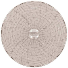 Dickson - 185°F, 7 Day Recording Time Chart - 6 Inch Diameter, 0 to 95% Humidity, Use with TH6 Recorders - Americas Industrial Supply