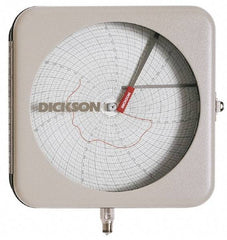 Dickson - -22 to 122°F, 7 Days Recording Time Chart - 8 Inch Diameter, Use with To be Used with Pr8 Recorders - Americas Industrial Supply