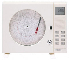 Dickson - 32 to 122°F, 24 Hour Recording Time Chart - 8 Inch Diameter, Use with Esx Recorders - Americas Industrial Supply