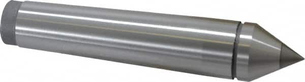 Value Collection - 0.95" Head Diam, Carbide-Tipped Steel Standard Point Solid Dead Center - 3MT Morse Taper, 0.95" Point Diam, 4.92" OAL - Americas Industrial Supply