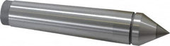 Value Collection - 0.95" Head Diam, Carbide-Tipped Steel Standard Point Solid Dead Center - 3MT Morse Taper, 0.95" Point Diam, 4.92" OAL - Americas Industrial Supply