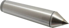 Value Collection - 1.76" Head Diam, Carbide-Tipped Steel Standard Point Solid Dead Center - 5MT Morse Taper, 1.76" Point Diam, 7-7/8" OAL - Americas Industrial Supply
