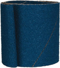 Made in USA - 4" Wide x 36" OAL, 36 Grit, Zirconia Alumina Abrasive Belt - Zirconia Alumina, Very Coarse, Coated, X Weighted Cloth Backing - Americas Industrial Supply