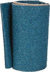 Made in USA - 6" Wide x 48" OAL, 24 Grit, Zirconia Alumina Abrasive Belt - Zirconia Alumina, Very Coarse, Coated, X Weighted Cloth Backing - Americas Industrial Supply