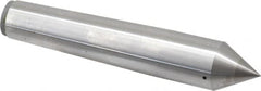 Made in USA - Carbide-Tipped Alloy Steel Standard Point Solid Dead Center - 3MT Morse Taper, 5-1/4" OAL - Americas Industrial Supply