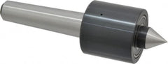 Riten - MT3 Taper Shank, 2" Head Diam 1,830 Lb Capacity Live Center - 2,500 Max RPM, 1-15/16" Head Length, 13/16" Point Diam, 1" Point Len, 500 Lb Max Workpc, Standard Point - Americas Industrial Supply