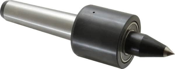 Riten - MT4 Taper Shank, 2-3/8" Head Diam 2,200 Lb Capacity Live Center - 2,500 Max RPM, 2-1/4" Head Length, 1/2" Point Diam, 2" Point Len, 900 Lb Max Workpc, Tracer Point - Americas Industrial Supply