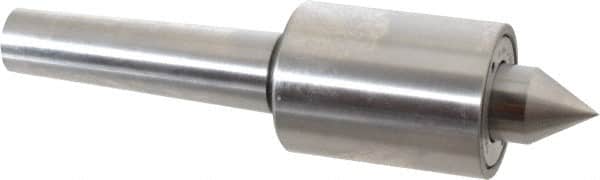 Riten - MT3 Taper Shank, 1-3/4" Head Diam 4,600 Lb Capacity Live Center - 5,000 Max RPM, 2-3/8" Head Length, 7/8" Point Diam, 1-1/8" Point Len, 920 Lb Max Workpc, Standard Point - Americas Industrial Supply