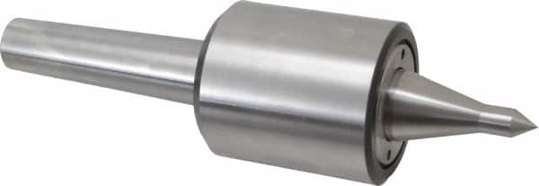 Riten - MT4 Taper Shank, 2-7/8" Head Diam 1,100 Lb Capacity Live Center - 5,500 Max RPM, 3-5/16" Head Length, 1/2" Point Diam, 2-1/2" Point Len, 1,100 Lb Max Workpc, 15/16" Tip Diam, Long Point - Americas Industrial Supply