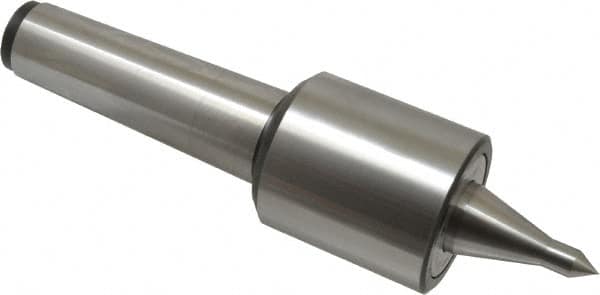 Riten - MT5 Taper Shank, 2-7/8" Head Diam 9,000 Lb Capacity Live Center - 5,500 Max RPM, 3-5/16" Head Length, 1/2" Point Diam, 2-1/2" Point Len, 1,100 Lb Max Workpc, 15/16" Tip Diam, Long Point - Americas Industrial Supply