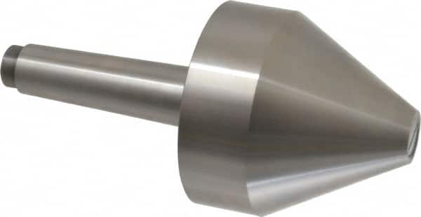 Riten - MT4 Taper Shank, 4" Head Diam 8,000 Lb Capacity Live Center - 4-9/32" Head Length, 1" Point Diam, 4.2813" Point Len, 4,800 Lb Max Workpc, Bull Nose Point - Americas Industrial Supply