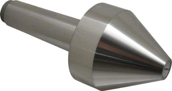 Riten - MT5 Taper Shank, 4" Head Diam 8,000 Lb Capacity Live Center - 4-9/32" Head Length, 1" Point Diam, 4.2813" Point Len, 4,800 Lb Max Workpc, Bull Nose Point - Americas Industrial Supply