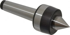 Bison - MT4 Taper Shank, 2.52" Head Diam 1,850 Lb Capacity Live Center - 3,000 Max RPM, 1.1" Point Diam, 1.24" Point Len, 1,850 Lb Max Workpc, 7.24" OAL, 1.24" Long Tip, Standard Point - Americas Industrial Supply