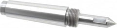 Riten - 5/8" Head Diam, Steel Long Point Solid Dead Center - 4MT Morse Taper, 5/8" Point Diam, 2-1/4" Point Length - Americas Industrial Supply