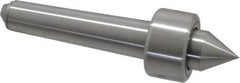 Riten - MT2 Taper Shank, 1-1/4" Head Diam 1,500 Lb Capacity Live Center - 1,000 Max RPM, 3/4" Head Length, 3/4" Point Diam, 13/16" Point Len, 400 Lb Max Workpc, Standard Point - Americas Industrial Supply