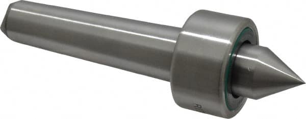 Riten - MT3 Taper Shank, 1-11/16" Head Diam 4,250 Lb Capacity Live Center - 1,000 Max RPM, 15/16" Head Length, 7/8" Point Diam, 1-1/16" Point Len, 1,000 Lb Max Workpc, Standard Point - Americas Industrial Supply