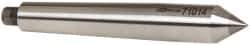 Riten - 0.475" Head Diam, Carbide-Tipped Steel Standard Point Half Dead Center - 1MT Morse Taper, 0.475" Point Diam, 3-5/16" OAL - Americas Industrial Supply