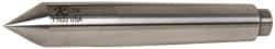 Riten - 0.7" Head Diam, Hardened Tool Steel Standard Point Half Dead Center - 2MT Morse Taper, 0.7" Point Diam, 4-3/16" OAL - Americas Industrial Supply