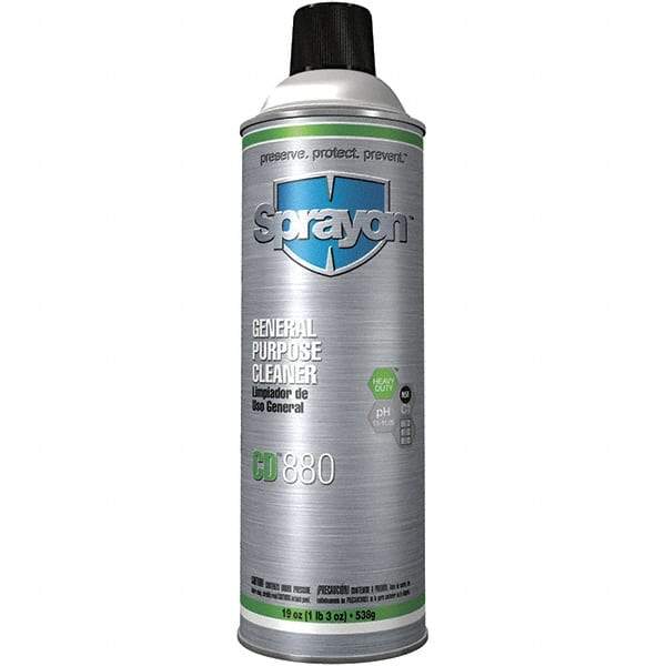 Sprayon - 20 oz Aerosol All-Purpose Cleaner - Aerosol, Unscented - Americas Industrial Supply