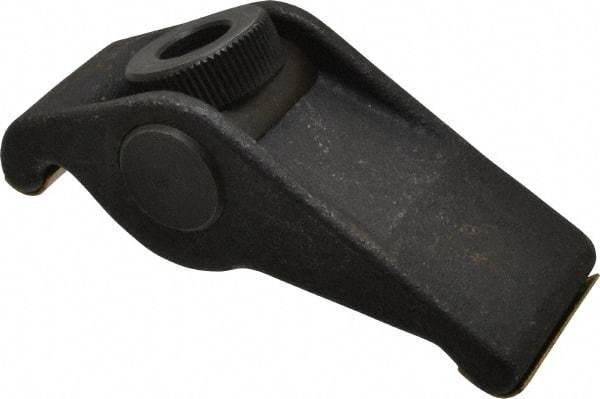 Value Collection - 1/2" Stud, 2-1/16" Max Clamping Height, Steel, Adjustable & Self-Positioning Strap Clamp - 1-5/8" Wide, 1-7/16" High, 1-7/16" Heel to Stud Center - Americas Industrial Supply