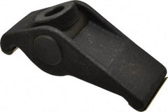 Value Collection - 1/2" Stud, 2-1/16" Max Clamping Height, Steel, Adjustable & Self-Positioning Strap Clamp - 1-5/8" Wide, 1-7/16" High, 1-7/16" Heel to Stud Center - Americas Industrial Supply