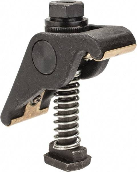 Value Collection - 1/2" Stud, 1/2-13 Tap Size, 2-1/16" Max Clamping Height, Steel Strap Clamp Assembly - Swing Clamp, Swivel Strap Heel, 1-7/16" Strap Thickness, 1-5/8" Strap Width - Americas Industrial Supply
