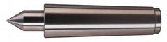 Concentric - Straight Shank, Live Center - 1.509" Point Diam, 2-3/4" Point Len, 2,500 Lb Max Workpiece, Standard Point - Americas Industrial Supply