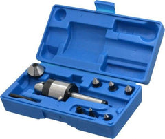 Interstate - 7 Point, 740 Lb Max Workpiece, 5-21/32" OAL, 1-5/16" Head Diam, Tool Steel, Live Center & Point Set - 2MT Taper, Interchangeable - Americas Industrial Supply
