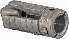 Made in USA - 1/2" Diam, 1/2" Drill, 1-1/4" OAL, Four Way Expansion Concrete Anchor - Grade 5 Alloy Steel, Zinc-Plated Finish, Hex Nut Head, Hex Drive - Americas Industrial Supply