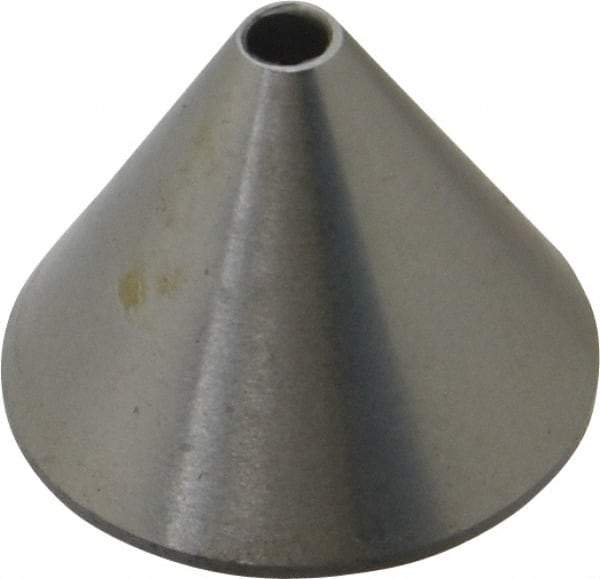 Concentric - 2MT Taper, 1/4 to 1.31" Point Diam, Hardened Tool Steel Lathe Bell Head Point - Compatible with Live Centers - Americas Industrial Supply