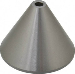 Concentric - 3MT Taper, 0.35 to 1.83" Point Diam, Hardened Tool Steel Lathe Bell Head Point - Compatible with Live Centers - Americas Industrial Supply