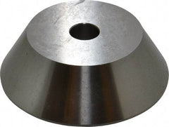 Concentric - 3.21 to 4.8" Point Diam, Hardened Tool Steel Lathe Bell Head Point - Compatible with Live Centers - Americas Industrial Supply