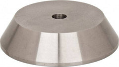 Concentric - 2.46 to 3.32" Point Diam, Hardened Tool Steel Lathe Bell Head Point - Compatible with Live Centers - Americas Industrial Supply