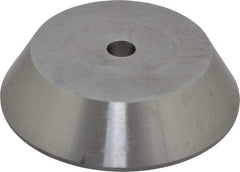 Concentric - 3.14 to 4.22" Point Diam, Hardened Tool Steel Lathe Bell Head Point - Compatible with Live Centers - Americas Industrial Supply