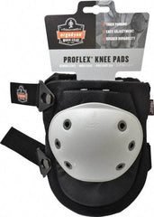 Ergodyne - Size Universal, Buckle Straps, Hard Protective Cap, Knee Pad - Foam Padding, Gray, Elastic Straps, Nylon Cover - Americas Industrial Supply