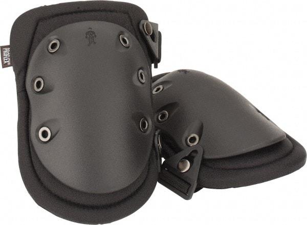 Ergodyne - Size Universal, Buckle Straps, Hard Protective Cap, Knee Pad - Foam Padding, Black, Elastic Straps, Nylon Cover - Americas Industrial Supply