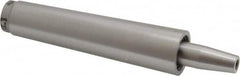 Concentric - 2MT Taper, Hardened Tool Steel Lathe Shank - Compatible with Live Centers - Americas Industrial Supply