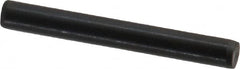 Holo-Krome - 3mm Diam x 25mm Pin Length Grade 8 Alloy Steel Standard Dowel Pin - Black Luster Finish, C 60 (Surface) & C 50-58 Hardness, 1 Beveled & 1 Rounded End - Americas Industrial Supply