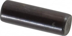 Holo-Krome - 4mm Diam x 12mm Pin Length Grade 8 Alloy Steel Standard Dowel Pin - Black Luster Finish, C 60 (Surface) & C 50-58 Hardness, 1 Beveled & 1 Rounded End - Americas Industrial Supply