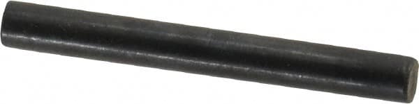 Holo-Krome - 4mm Diam x 35mm Pin Length Grade 8 Alloy Steel Standard Dowel Pin - Black Luster Finish, C 60 (Surface) & C 50-58 Hardness, 1 Beveled & 1 Rounded End - Americas Industrial Supply
