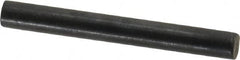 Holo-Krome - 4mm Diam x 35mm Pin Length Grade 8 Alloy Steel Standard Dowel Pin - Black Luster Finish, C 60 (Surface) & C 50-58 Hardness, 1 Beveled & 1 Rounded End - Americas Industrial Supply
